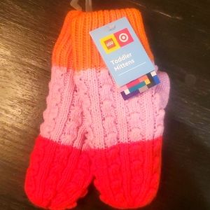 NWT - Lego x Target Toddler Mittens - Size 2T-5T
